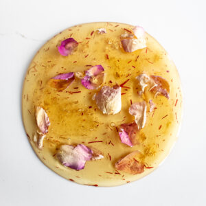 saffron, rose & gold